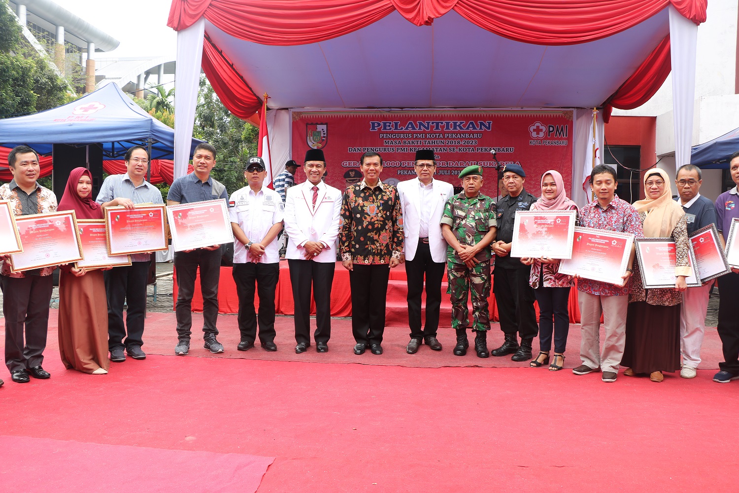Pelantikan Pengurus PMI Kota Pekanbaru 2018-2023
