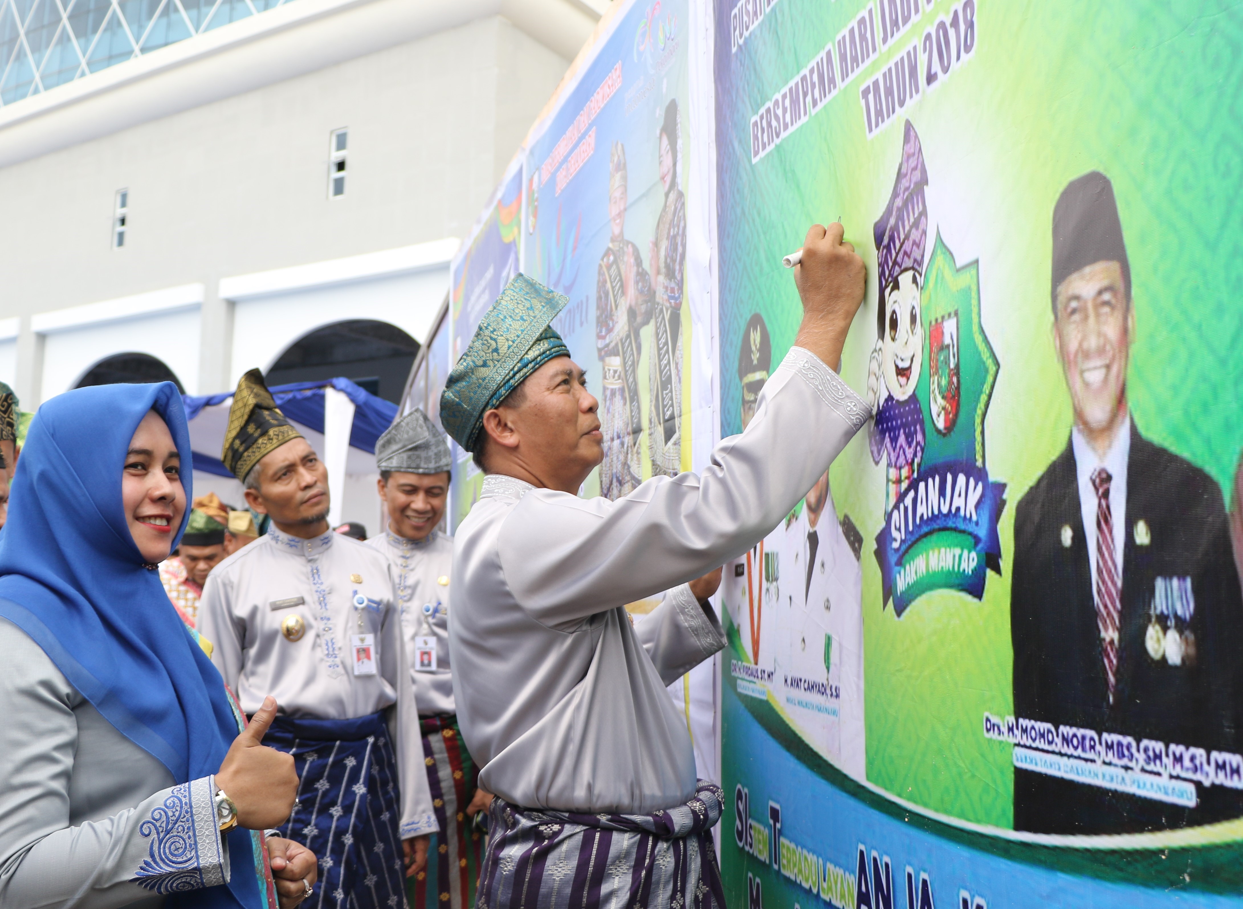 Launching Program Sitanjak Makin Mantap pada HUT ke-234 Kota Pekanbaru