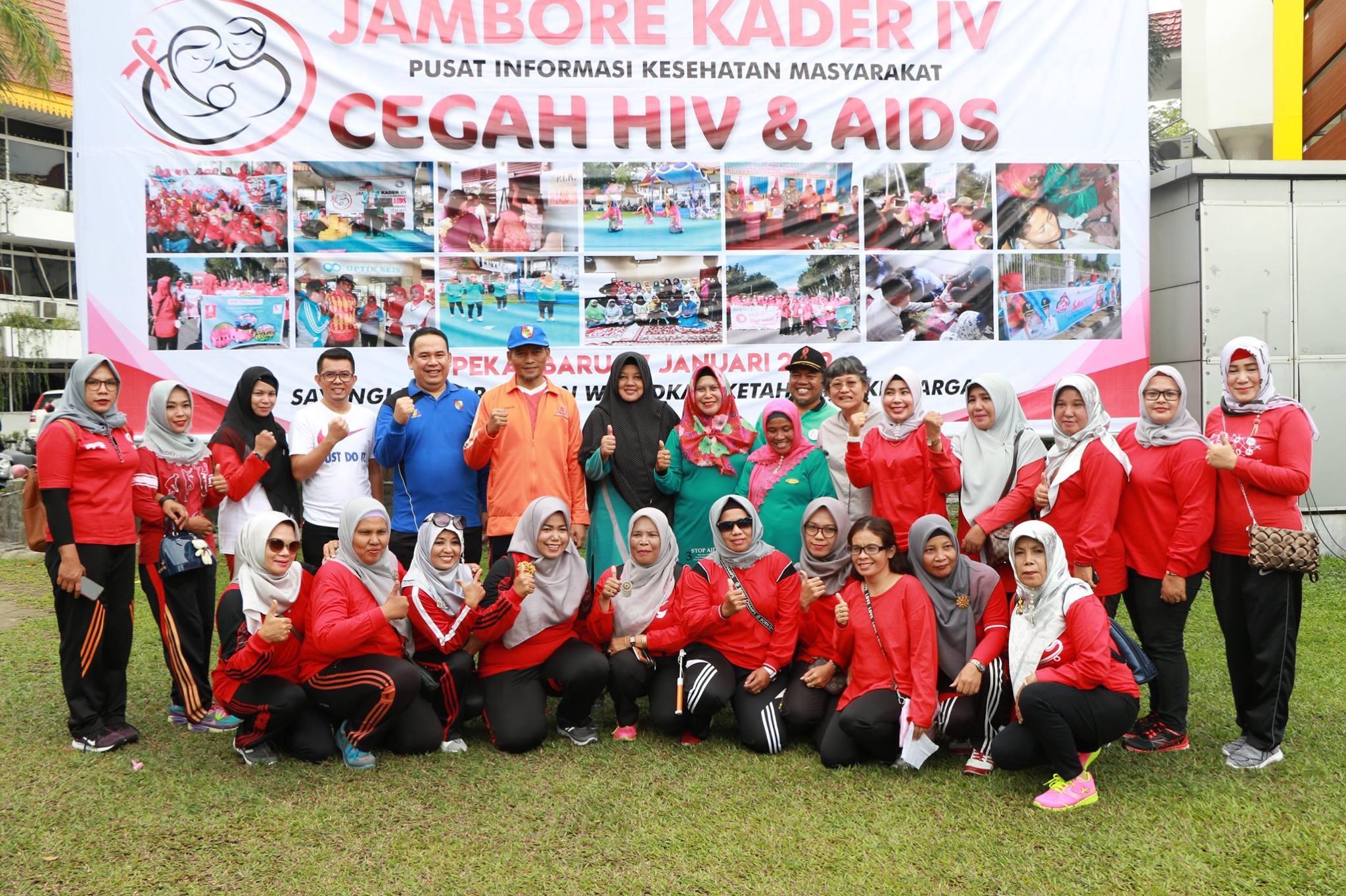 Wakil Walikota Pekanbaru Ayat Cahyadi Membuka Kegiatan Jambore Kader PIKM IV HIV & AIDS Tingkat Kota