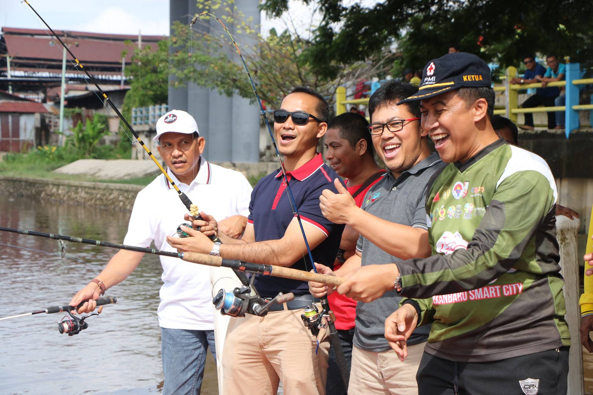 Acara Mancing Gembira Kecamatan Rumbai Pesisir
