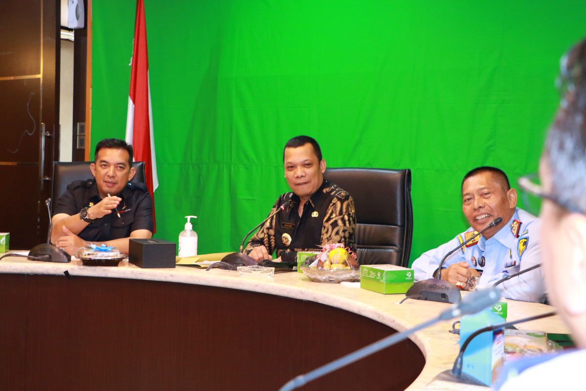 Pj Walikota Audiensi dengan Kanwil Kemenkum HAM