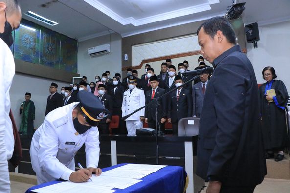 Pemko Pekanbaru Gelar Pelantikan Pejabat Administrator dan Pengawas