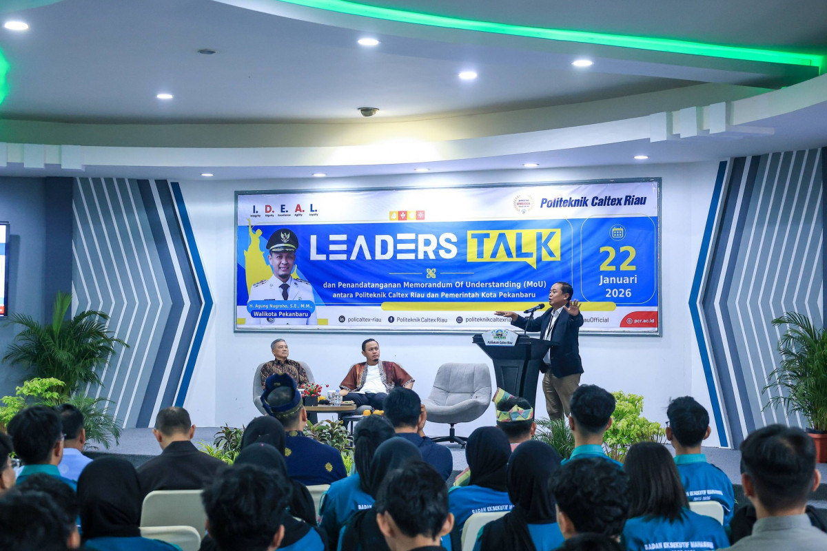Walikota Agung Nugroho jadi Narasumber Leaders Talk di PCR Rumbai