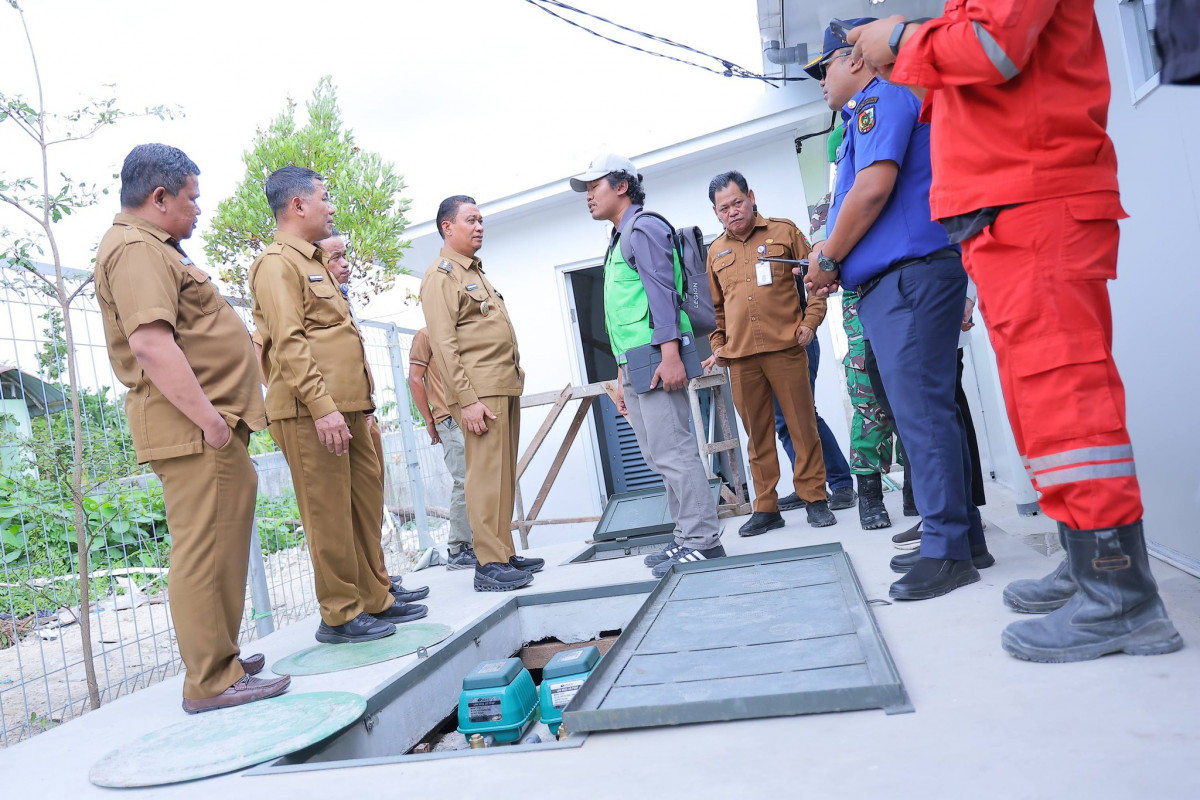 Wawako Pekanbaru, Markarius Anwar meninjau Satuan Pelayanan Pemenuhan Gizi (SPPG) Sidomulyo