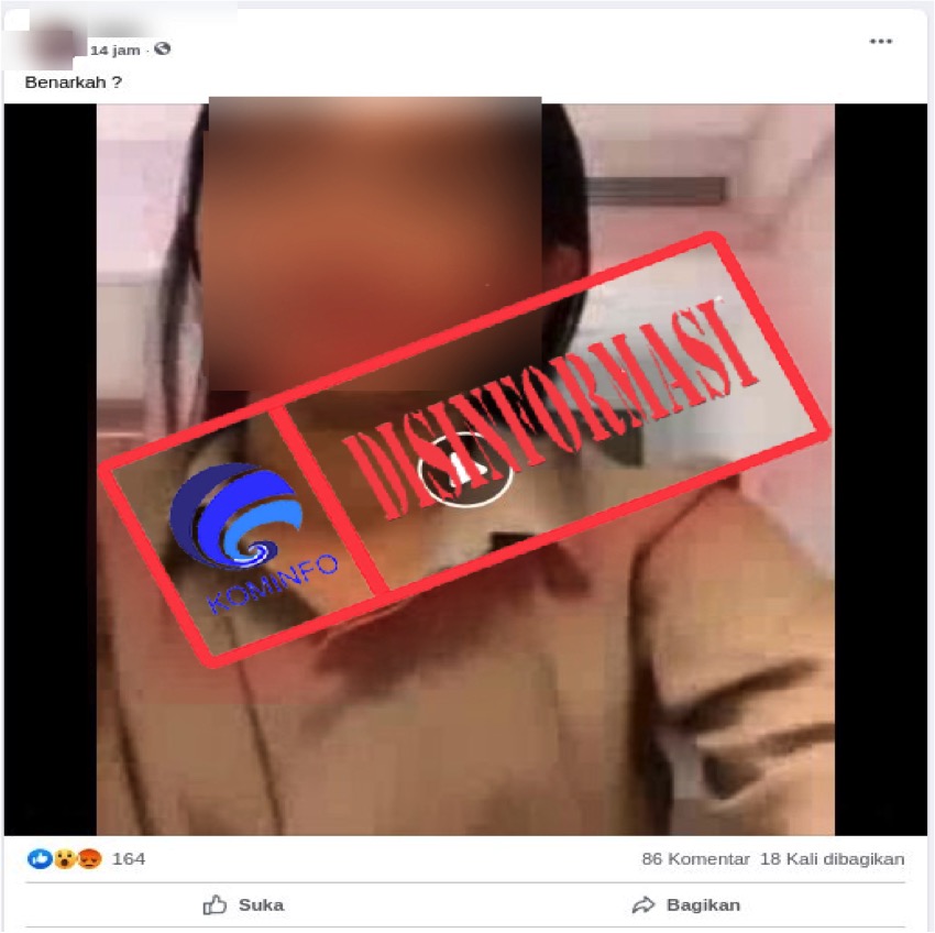 [DISINFORMASI] Video Pasien Covid-19 Dijemput Taksi ke Wisma Atlet