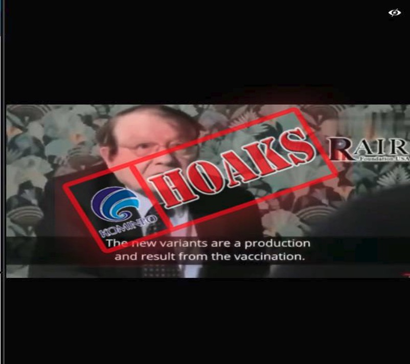 [HOAKS] Vaksinasi Covid-19 Menciptakan Varian Baru Covid-19
