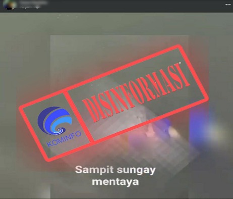 [DISINFORMASI] Video Seorang Warga Dimangsa Buaya di Sungai Mentaya Sampit