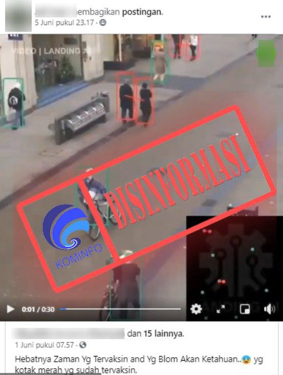 [DISINFORMASI] Kamera Pendeteksi Vaksin Covid-19 Ditemukan