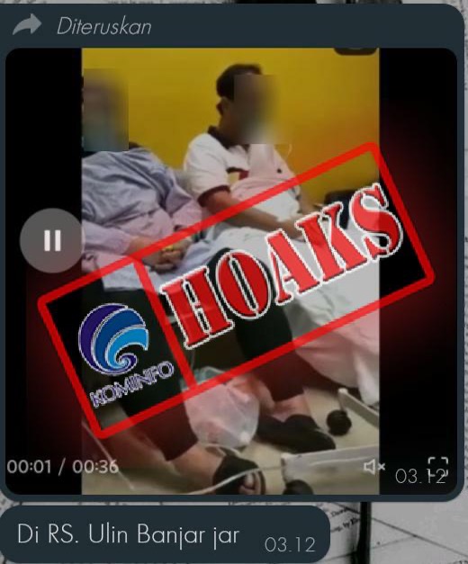 [HOAKS] Video Pasien Covid-19 RSUD Ulin Banjarmasin