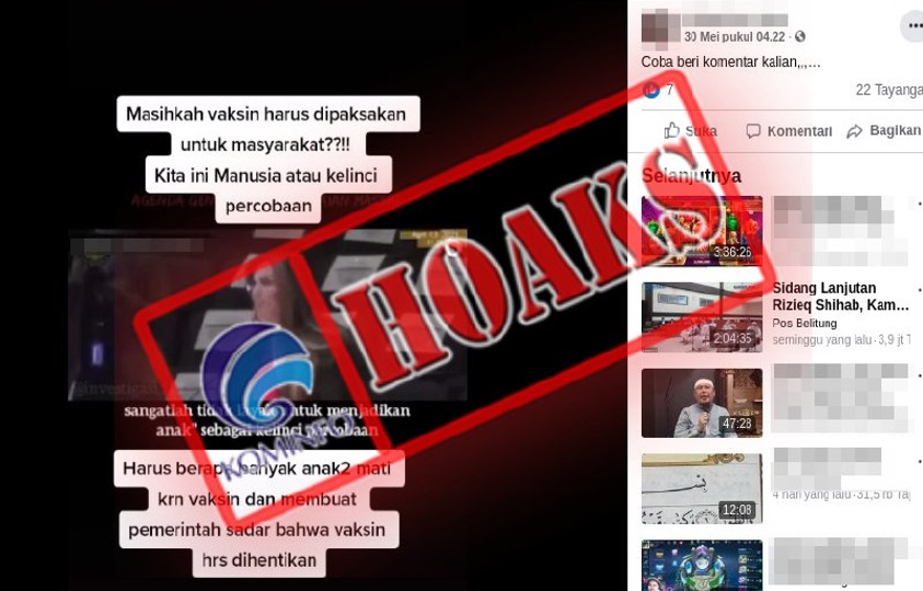 [HOAKS] Anak-Anak Kebal Terhadap Virus Covid-19