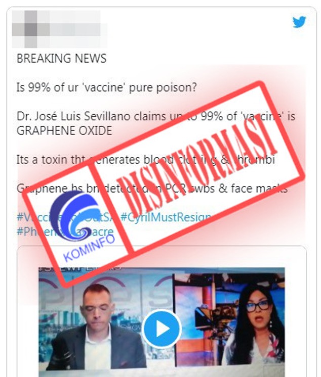 [DISINFORMASI] Vaksin Covid-19 Mengandung Grafena Oksida