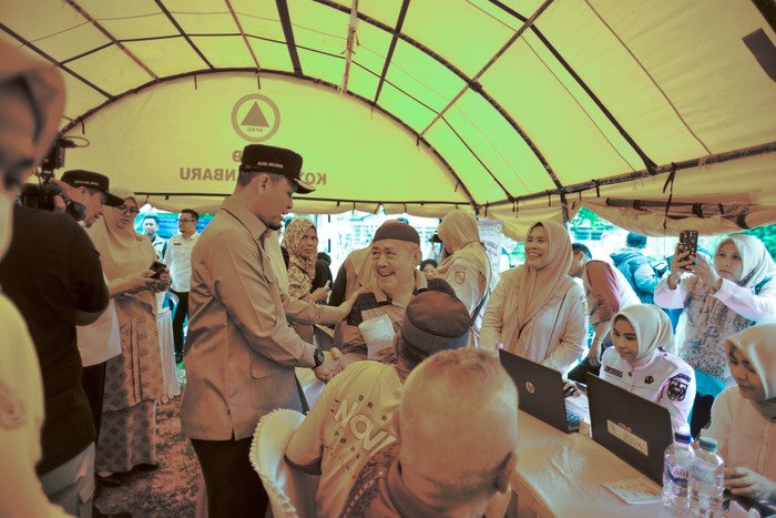 Walkot Pekanbaru Integrasikan Bantuan Pangan dan Cek Kesehatan Gratis