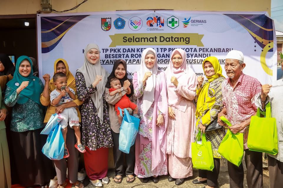 TP PKK Pekanbaru Dorong Penerapan 6 SPM di Posyandu Menjadi Bunga Keluarga dan Tumpuk Manggis