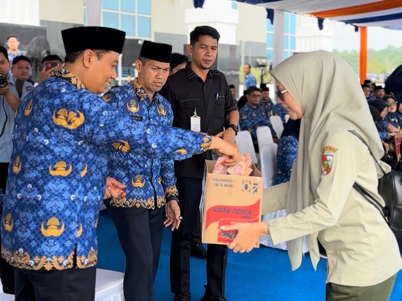 Pemko Pekanbaru Galang Dana untuk Korban Bencana Sumatera Pada Momen HUT KORPRI ke-54