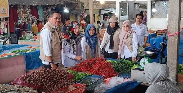 Disketapang Pekanbaru Pantau Bahan Pokok, Harga di Pasaran Cenderung Stabil
