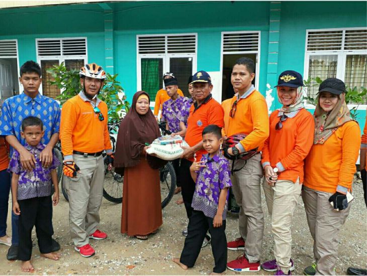 Dishub Bicycle Gelar Bakti Sosial di Panti Asuhan