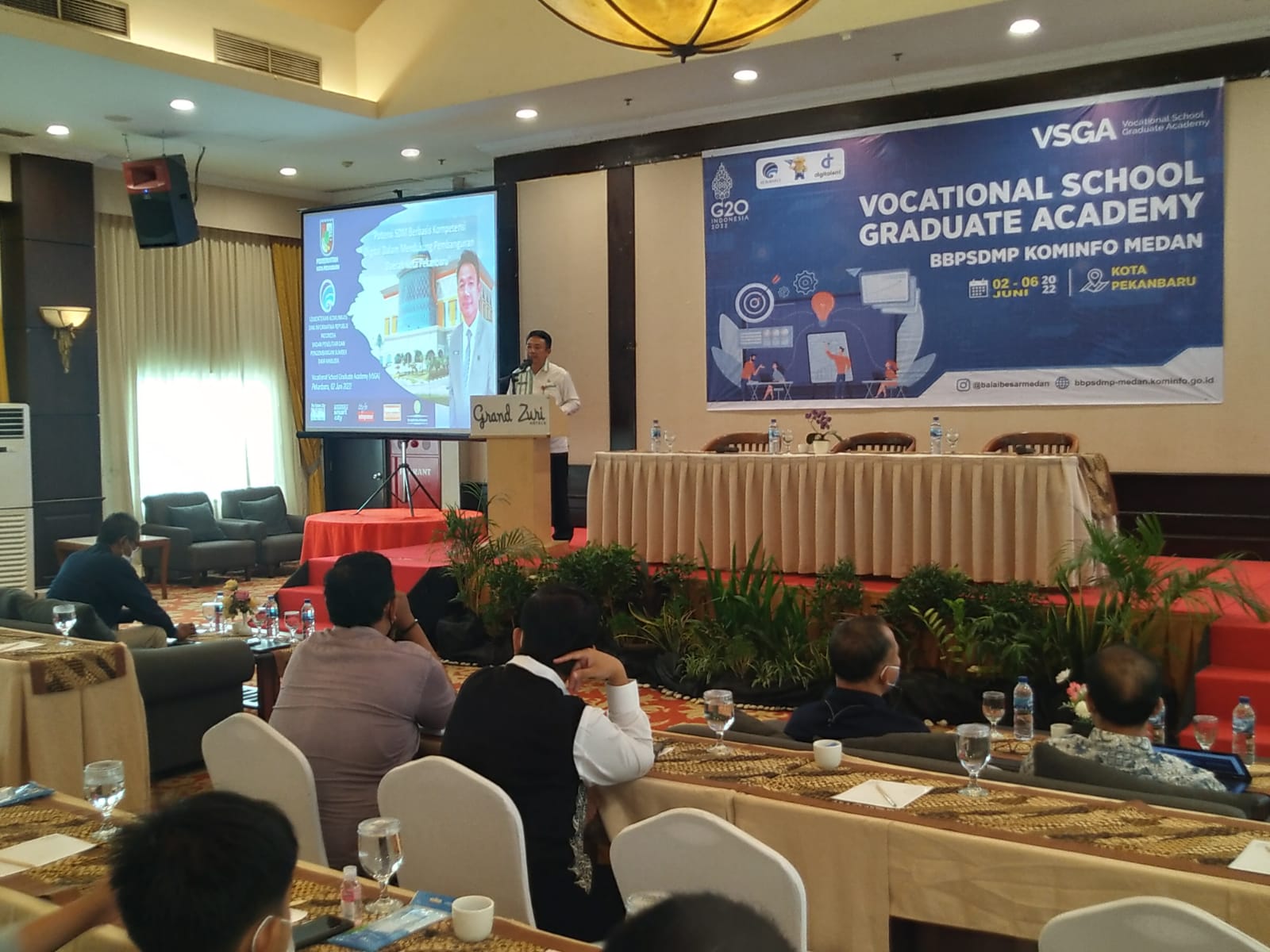 Kominfo Gelar VSGA di Pekanbaru, Firmansyah Eka Putra: Tingkatkan dan Kembangkan Potensi Siswa Menuju Dunia Kerja