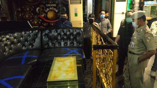 Cek Protokol Kesehatan, Lima Tempat Hiburan Malam Didatangi Satpol PP