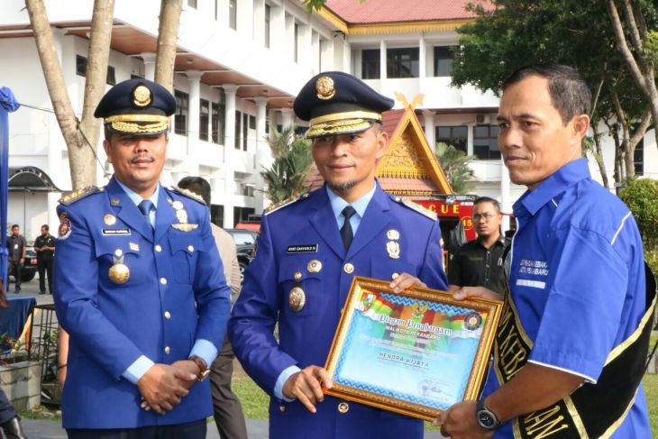 Plt Wali Kota Pimpin Upacara HUT Damkar ke-99