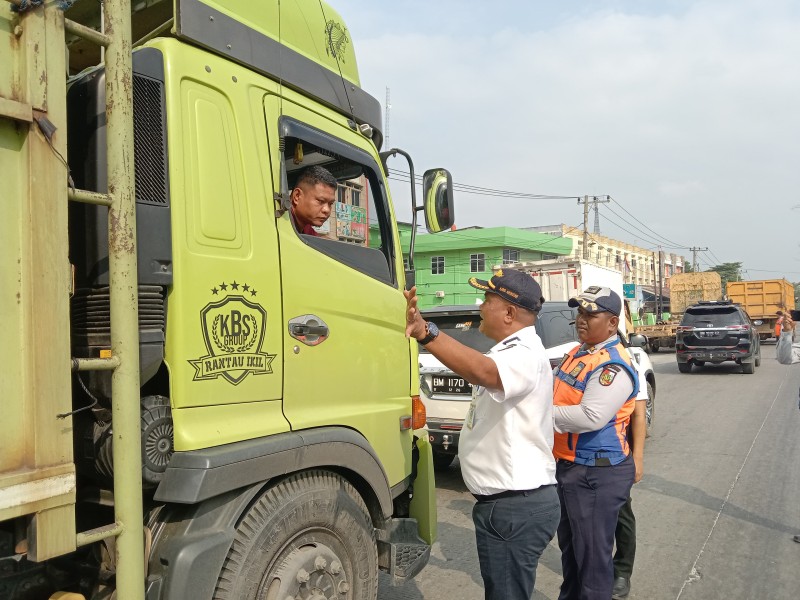 Dishub Pekanbaru akan Gelar Razia Tindak Truk ODOL Masuk Kota