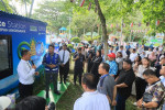 Image : Delegasi Tiga Negara Apresiasi Konsep Green City di RTH Putri Kaca Mayang