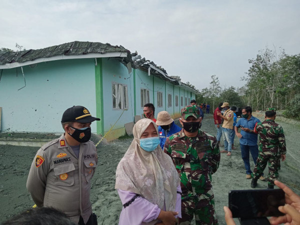 Camat Tenayan Raya Imbau Masyarakat Tak Dekati Semburan Gas di Area Pondok Pesantren
