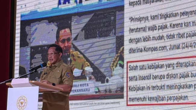 Mendagri Pamerkan Inovasi Wali Kota Pekanbaru dalam Menggenjot PAD Kota