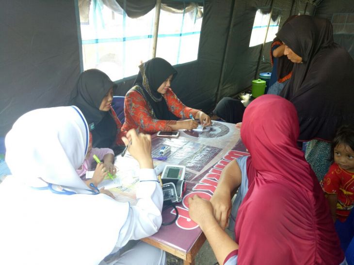 Antisipasi Banjir, BPBD Pekanbaru Dirikan Tenda Pengungsian di Cipta Karya