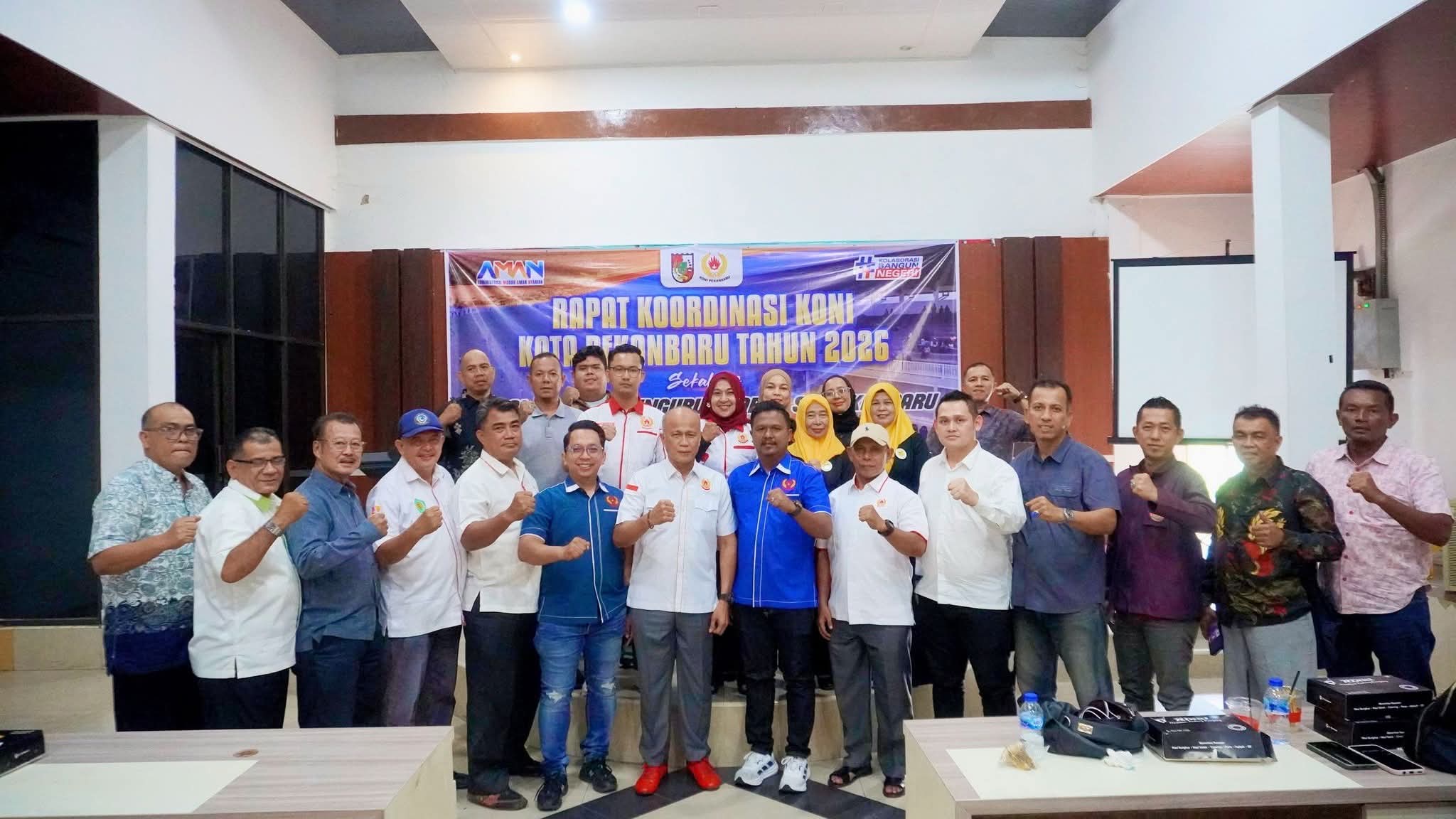 KONI Pekanbaru Bentuk TPP, Penjaringan Ketua 2026–2030 Segera Dibuka ‎