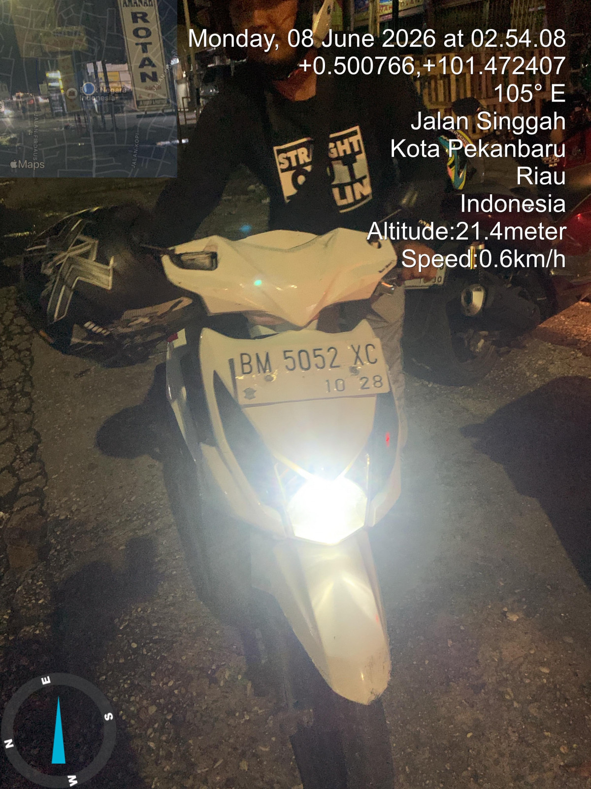 Petugas Dishub Pekanbaru Gagalkan Aksi Pencurian Kabel PJU, Parang Hingga Motor Pelaku Diamankan
