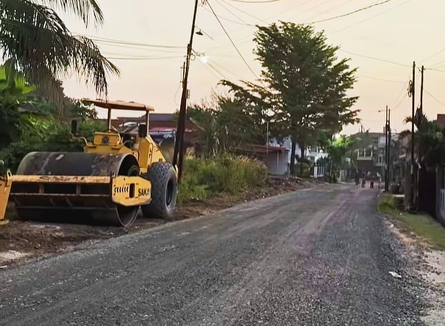 Puluhan Tahun tak Tersentuh Pembangunan, Kini Jalan Melati Diperbaiki Walikota Agung