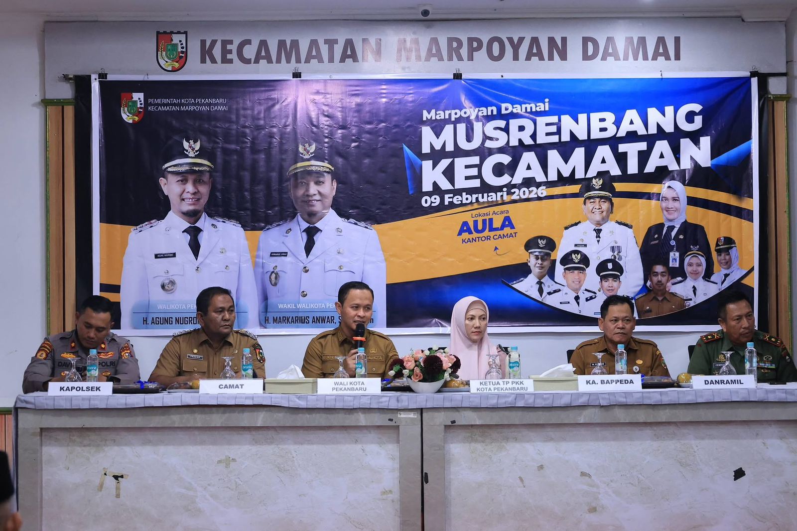 Musrenbang Marpoyan Damai, Walikota Agung Tampung Langsung Aspirasi Warga