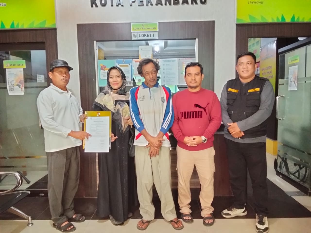 Gerak Cepat Respon Laporan, Dinsos Pekanbaru Evakuasi Orang Terlantar