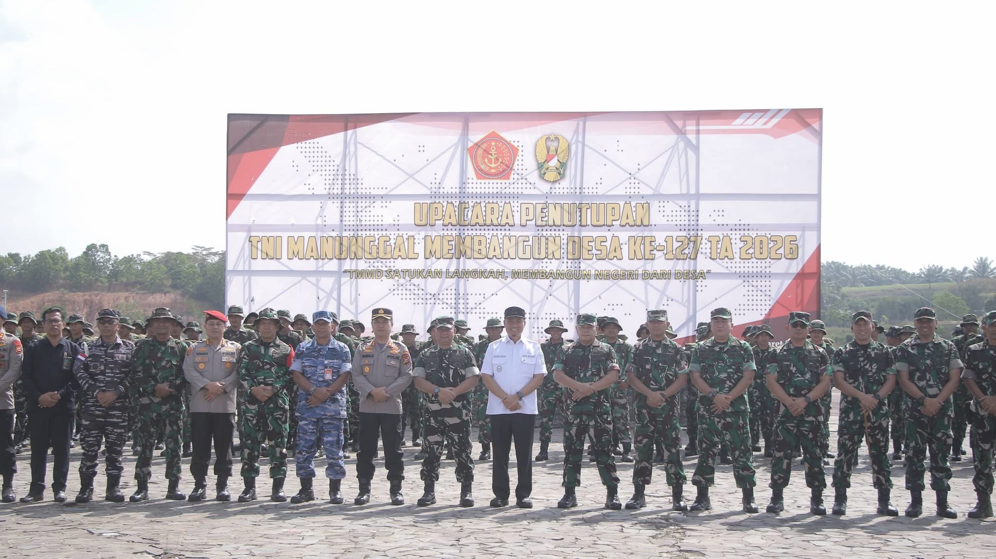 TMMD ke-127 di Pekanbaru Percepat Pembangunan Infrastruktur dan Akses Ekonomi Warga