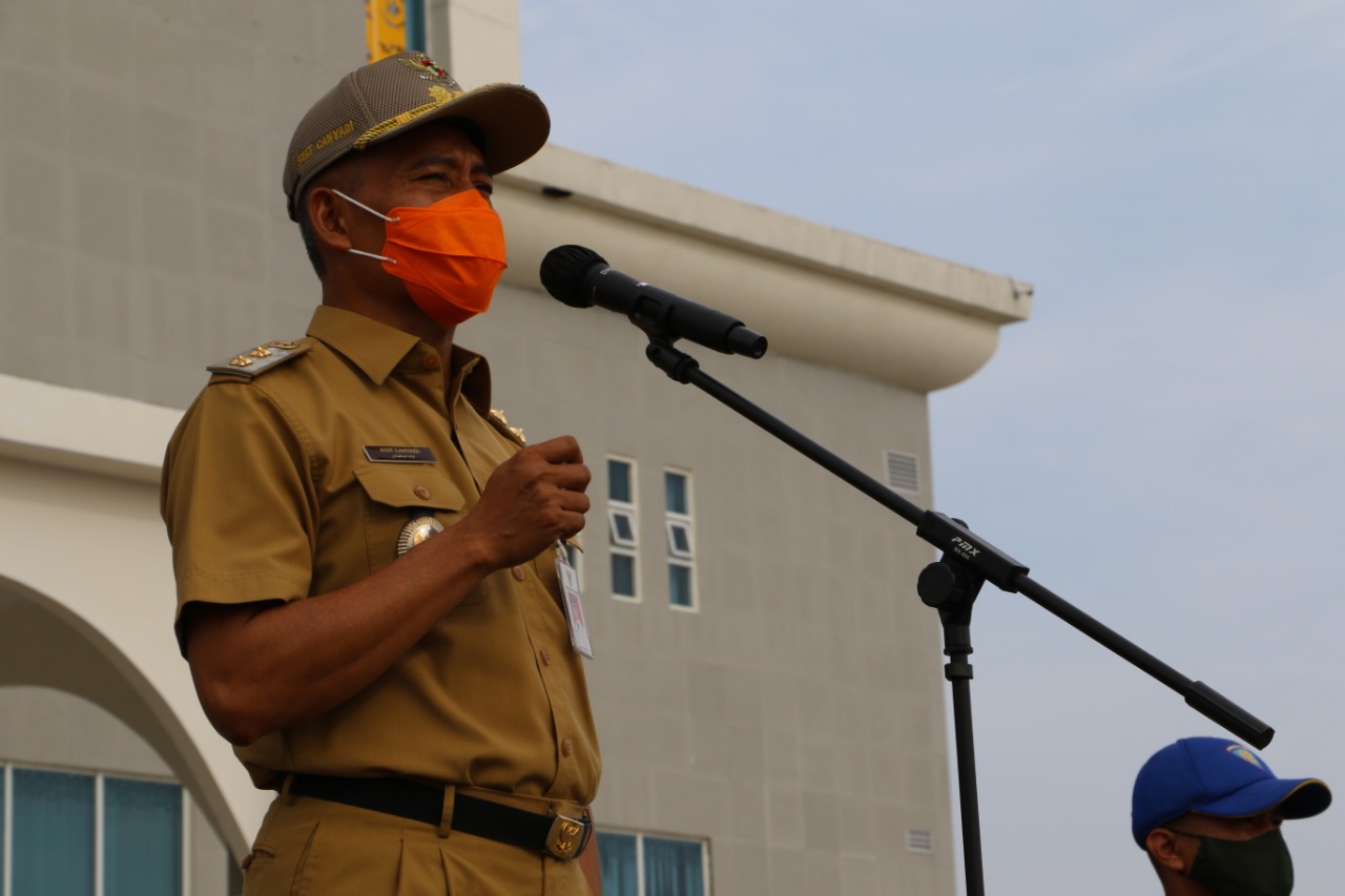 Wawako Pekanbaru Ingatkan Personel Satpol PP Tingkatkan Kedisiplinan