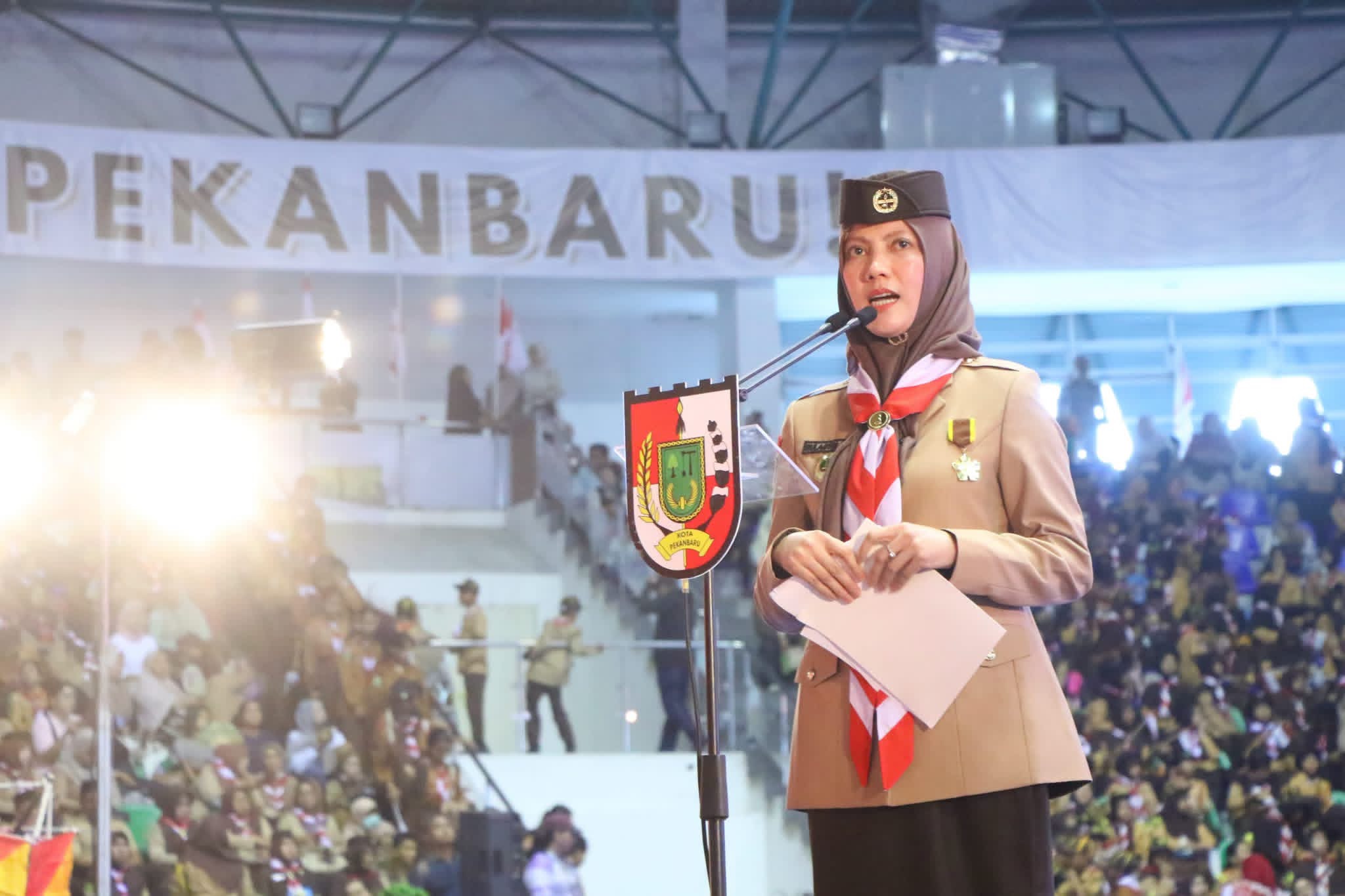 Sulastri Dorong Pramuka Pekanbaru Tak Sekadar Aktif, Tapi Berbuat untuk Masyarakat