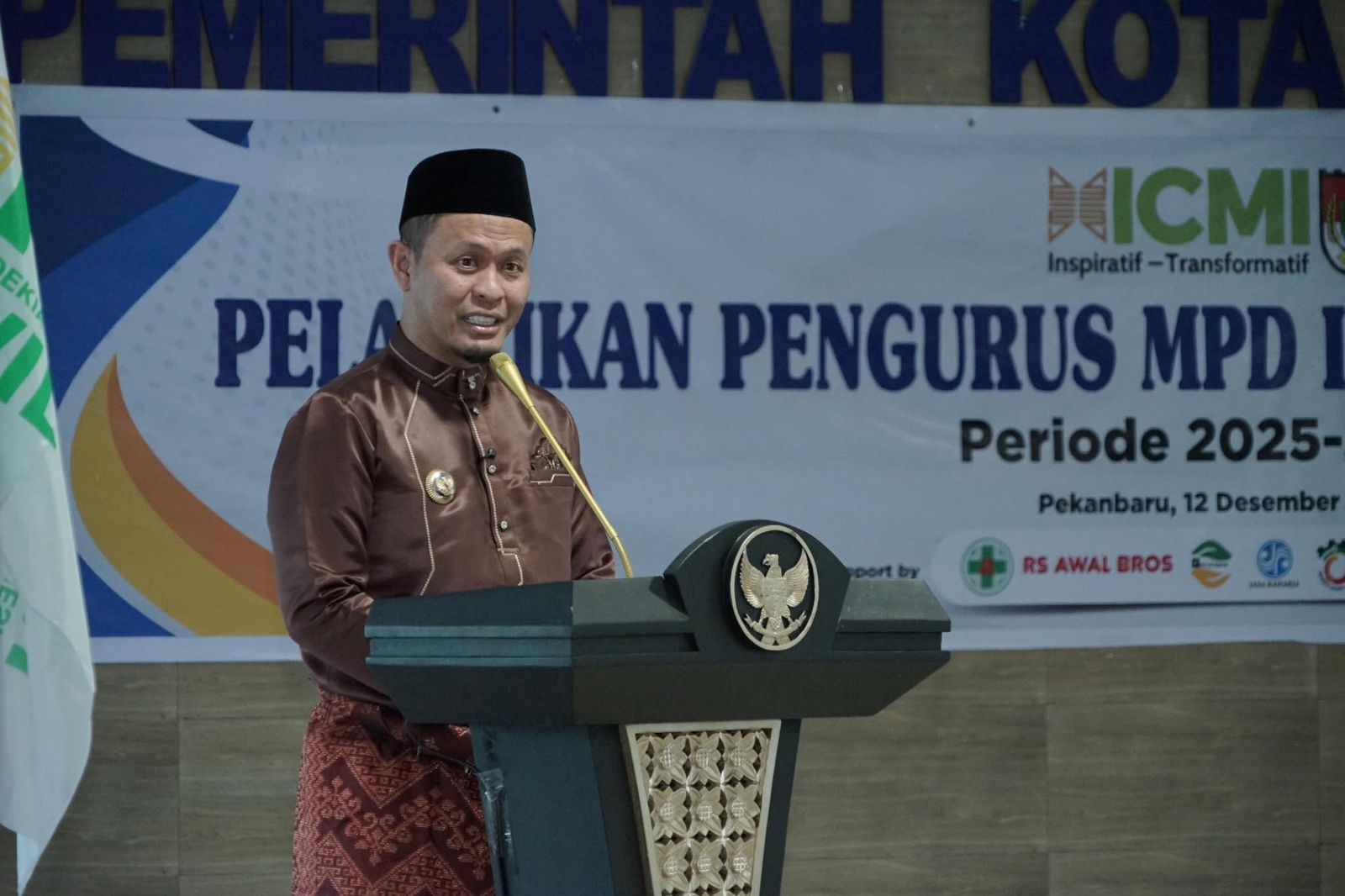 MPD ICMI Orda Pekanbaru Dilantik, Walikota Agung Ketua Dewan Penasehat