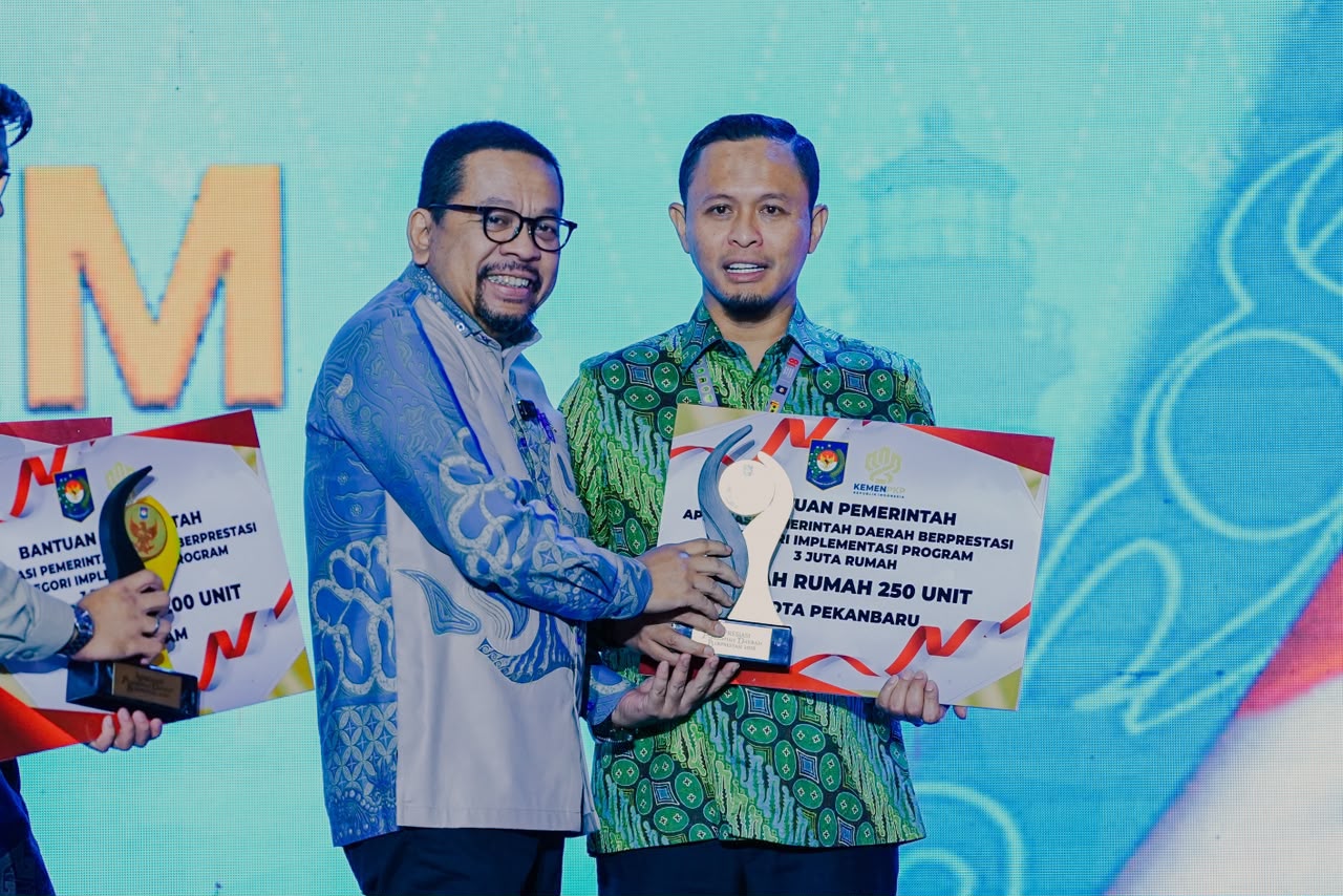 Pekanbaru Kembali Ukir Prestasi, Juara II Program 3 Juta Rumah dan Diganjar Hadiah Bedah 250 Rumah