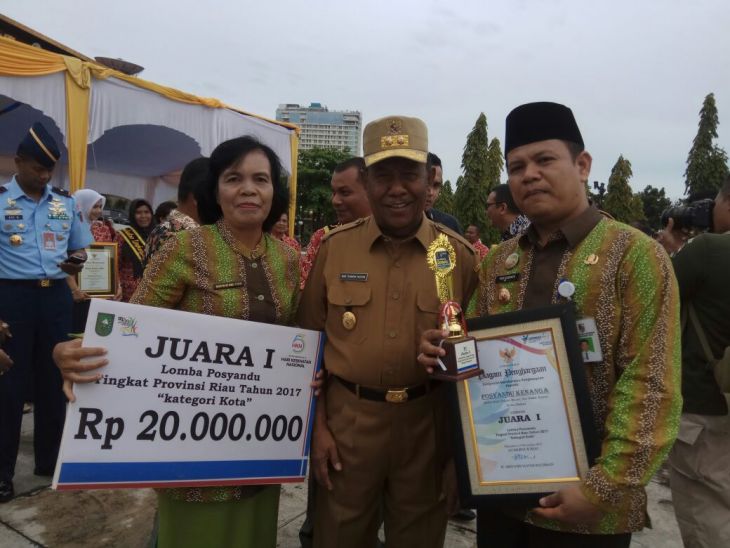 Kelurahan LBT Raih Juara 1 Lomba PHBS Tingkat Provinsi Riau