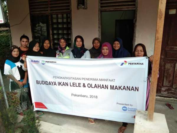Pertamina TBBM Sei Siak Kembangkan Usaha Budidaya Lele bagi Masyarakat 
