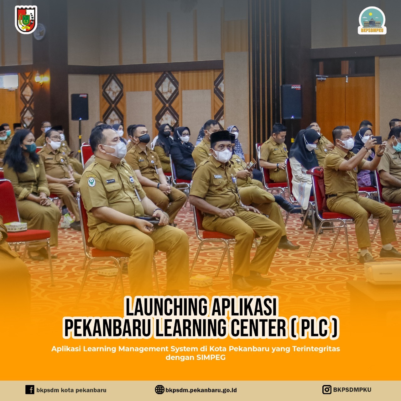 Dorong Profesionalitas PNS, BKPSDM Pekanbaru Luncurkan Aplikasi PLC