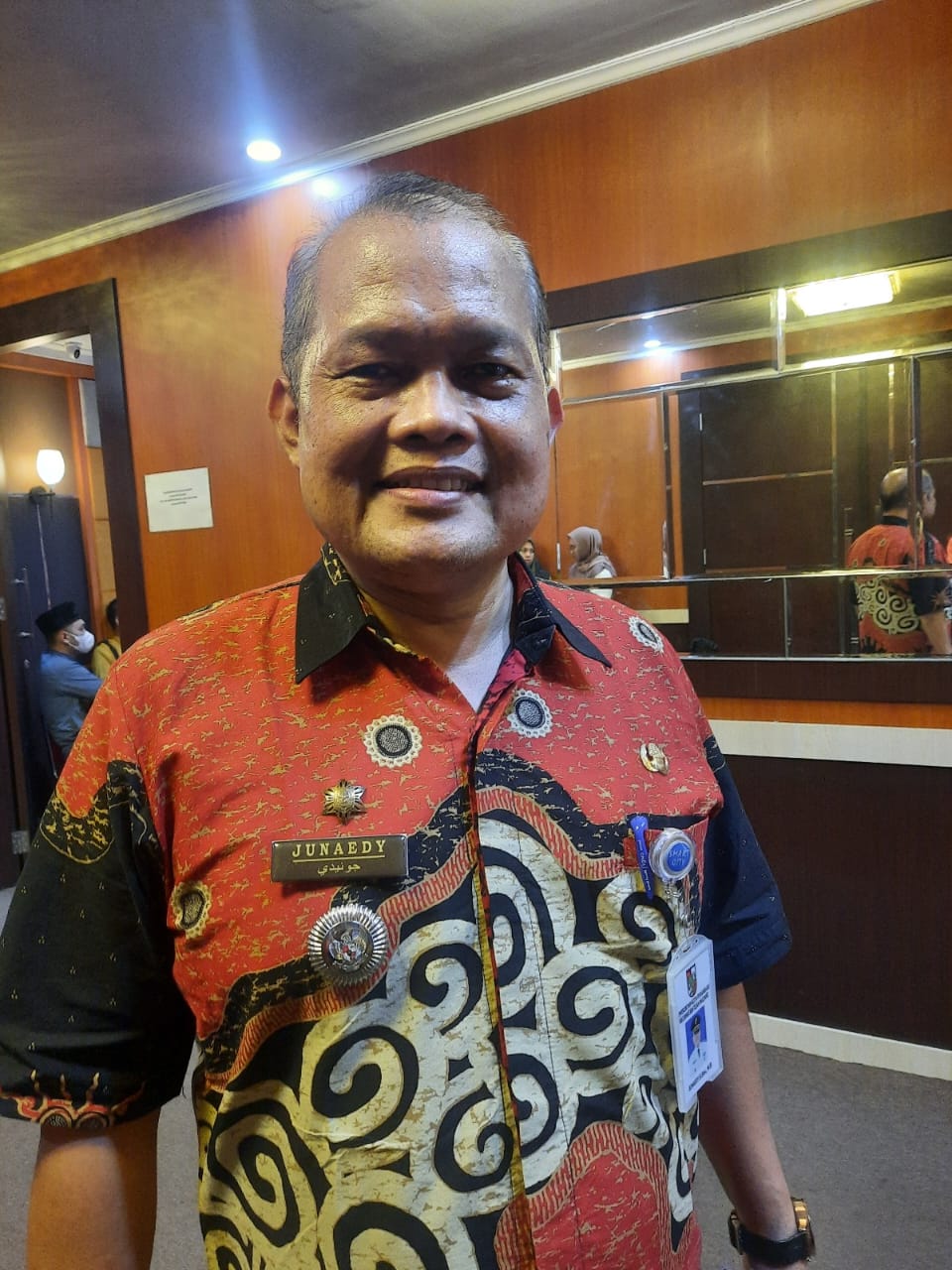 Camat Tuah Madani Sampaikan Data Titik Jalan Rusak ke Dinas Terkait