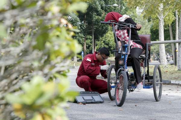 Mahasiswa PCR Ciptakan Sepeda Listrik Untuk Penyandang Disabilitas