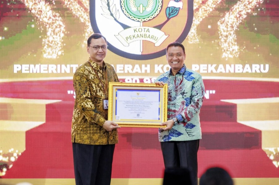 Pemko Pekanbaru Raih Predikat Sangat Memuaskan Dalam Pengelolaan Kearsipan