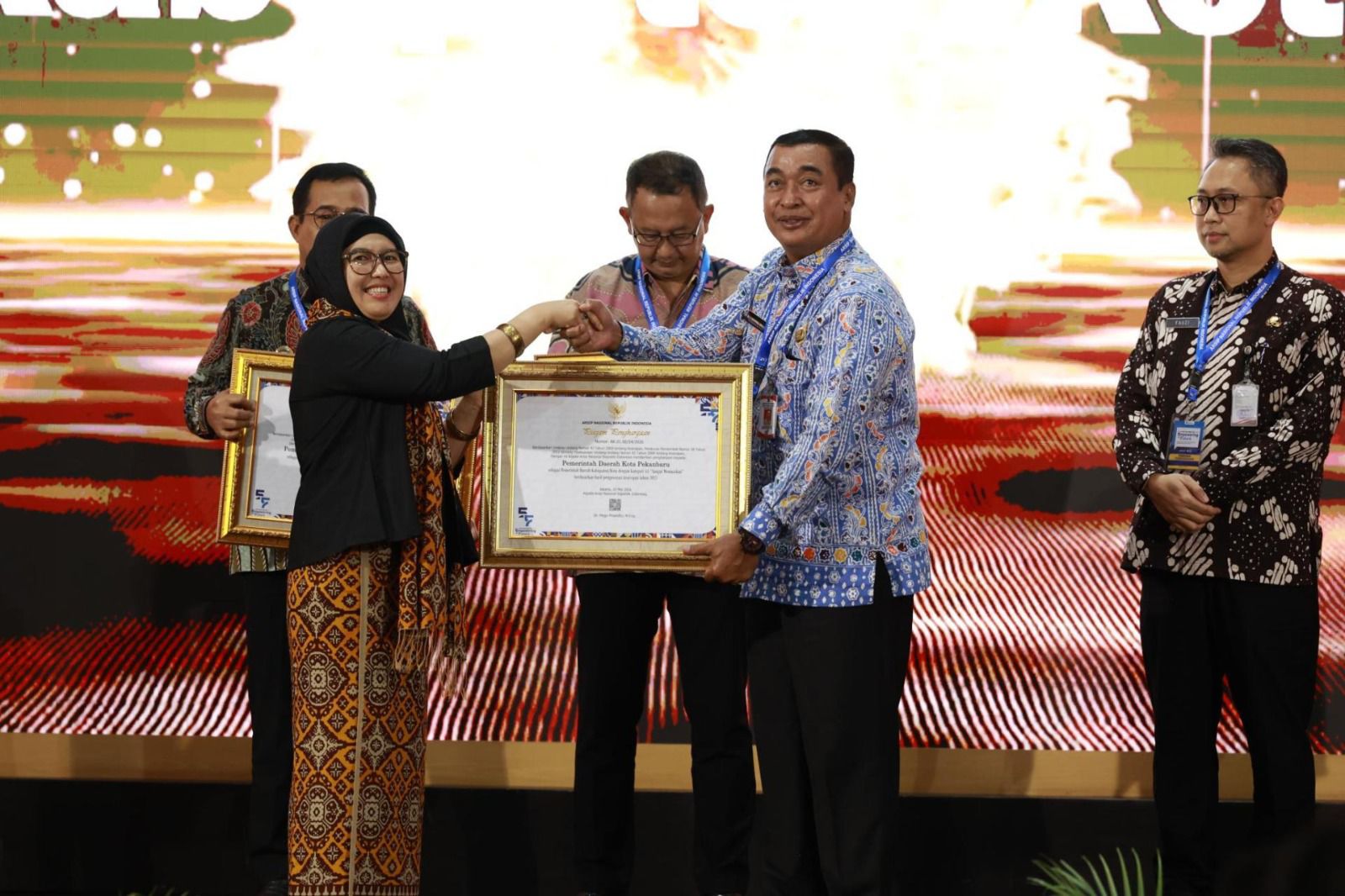 Raih Penghargaan dari ANRI, Pengelolaan Arsip Pemko Pekanbaru Sangat Memuaskan