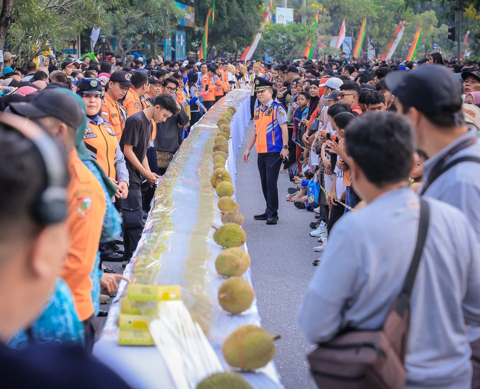 Festival Talam Durian HUT ke-242 Pekanbaru Pecahkan Rekor MURI