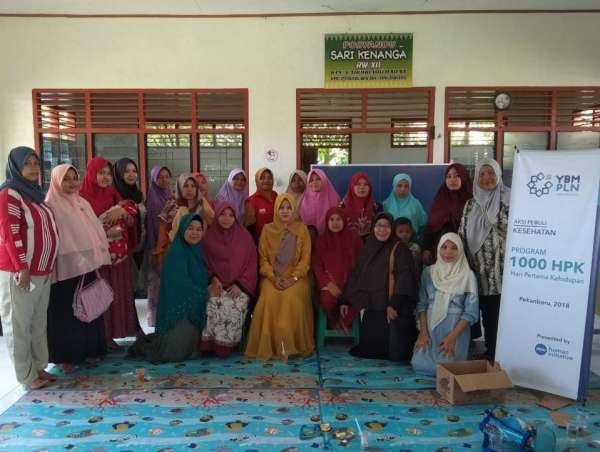 YBM PLN P3BS dan PKPU HI Riau Gelar Kelas Ibu 1000 HPK