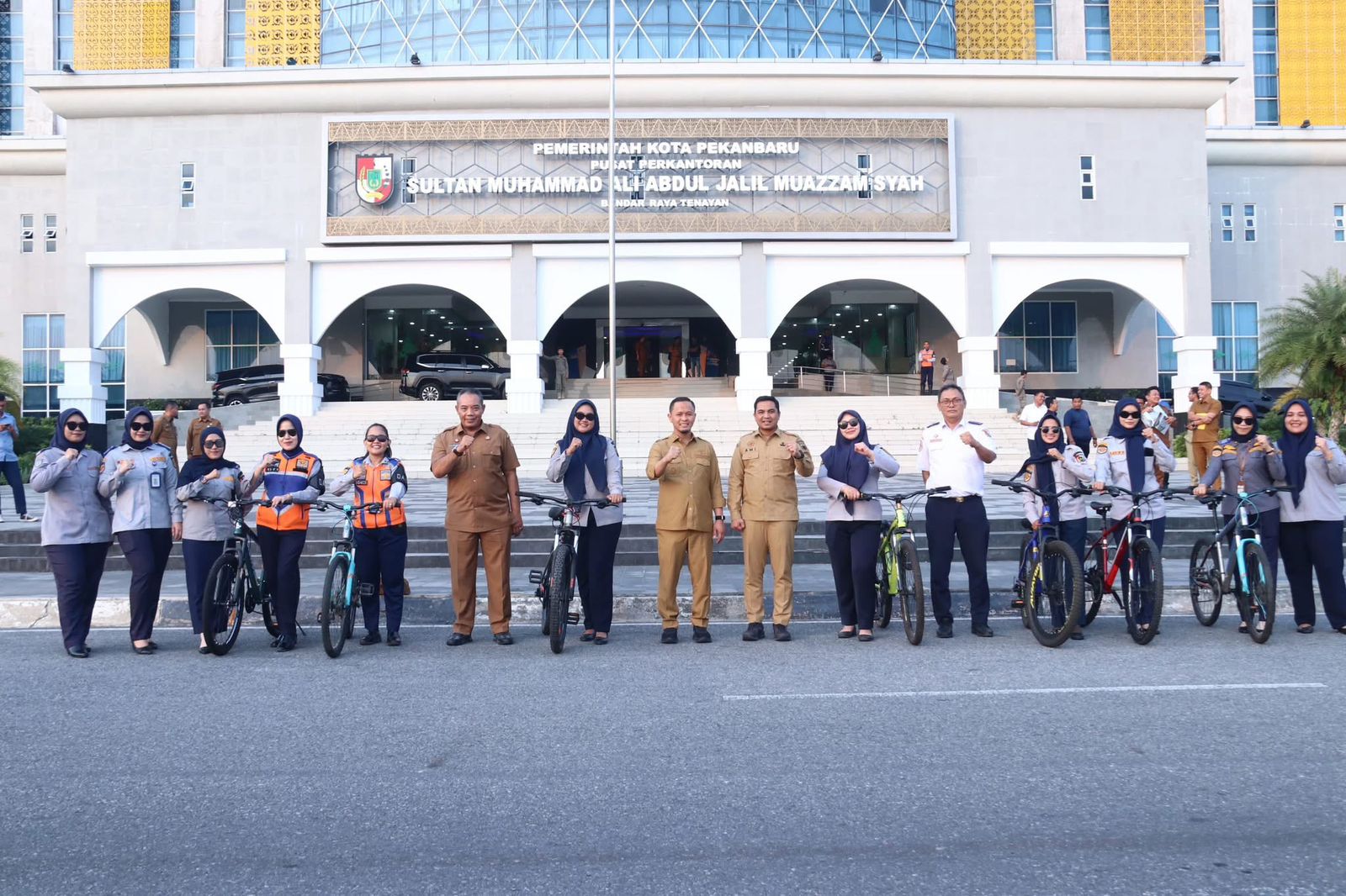 Wali Kota Pekanbaru Apresiasi Peran Dishub dalam Uji Coba Program Srikandi di CFD