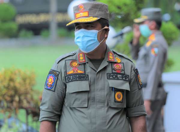 Ratusan Personel Satpol PP Kota Pekanbaru Siap Bantu Pengamanan Nataru