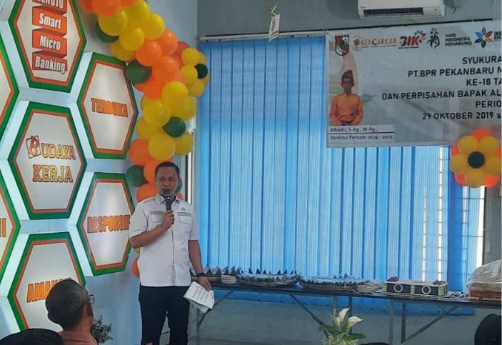 Image : Walikota: Selamat Ulang Tahun ke-18 BPR Pekanbaru Madani